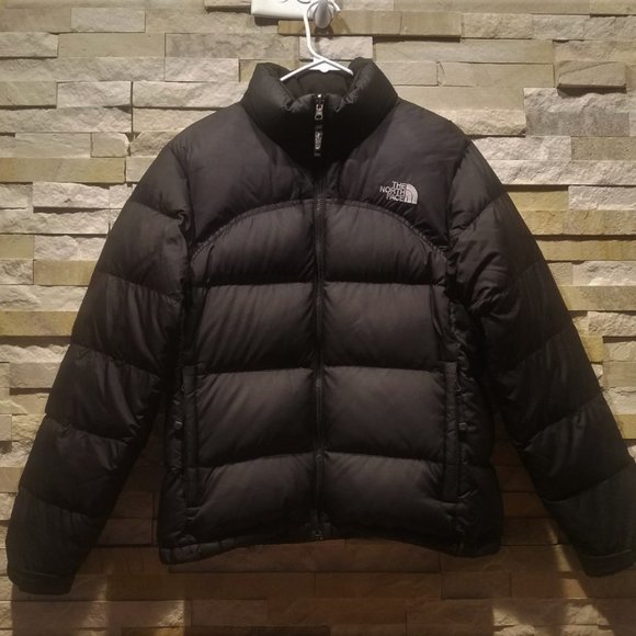 North Face Retro 96 Black Nuptse Womens Medium 700 Goose Down Puffer Jacket Coat